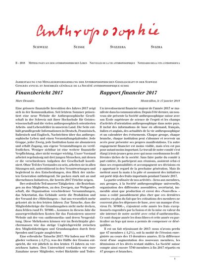 Schweizer Mitteilungen - Februar 2018