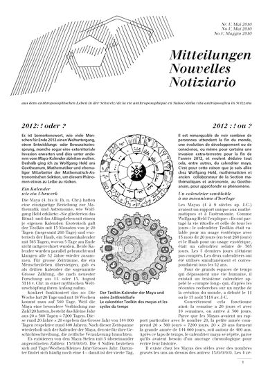 Schweizer Mitteilungen - Mai 2010